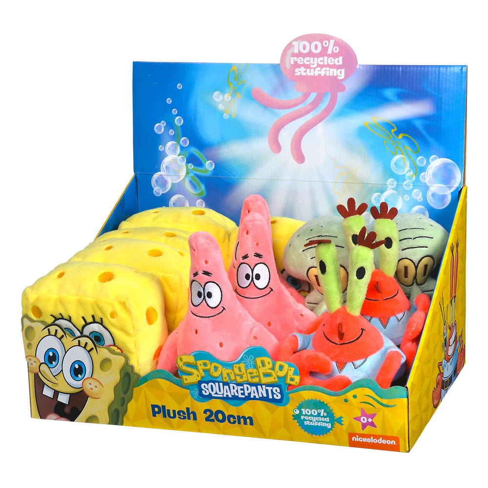 Bob l´éponge assortiment peluches 20 cm (12)