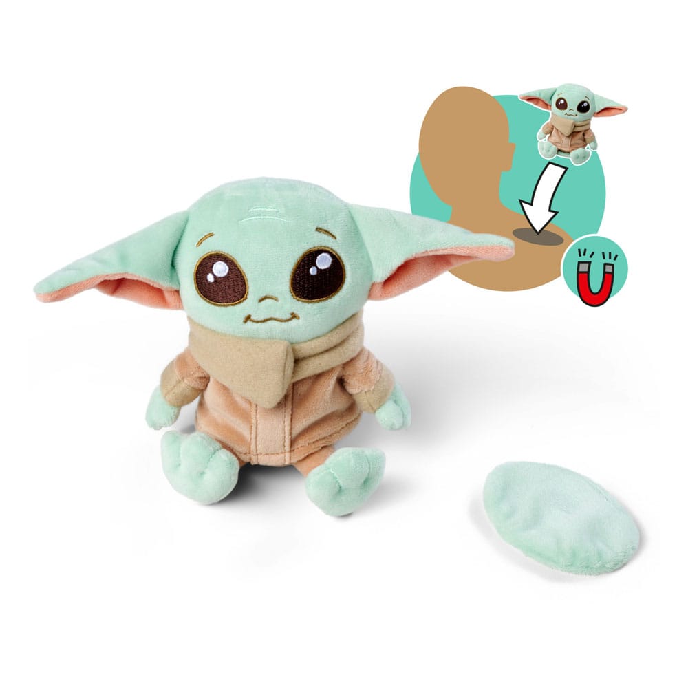 Star Wars The Mandalorian peluche Grogu Shoulder Rider 12 cm