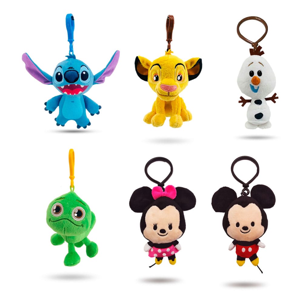 Disney assortiment porte-clés peluche Cutie Clipz (12)