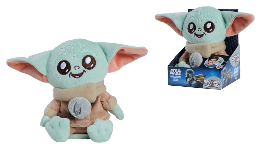 Star Wars Mandalorian Grogu peluche d'épaule 13 cm