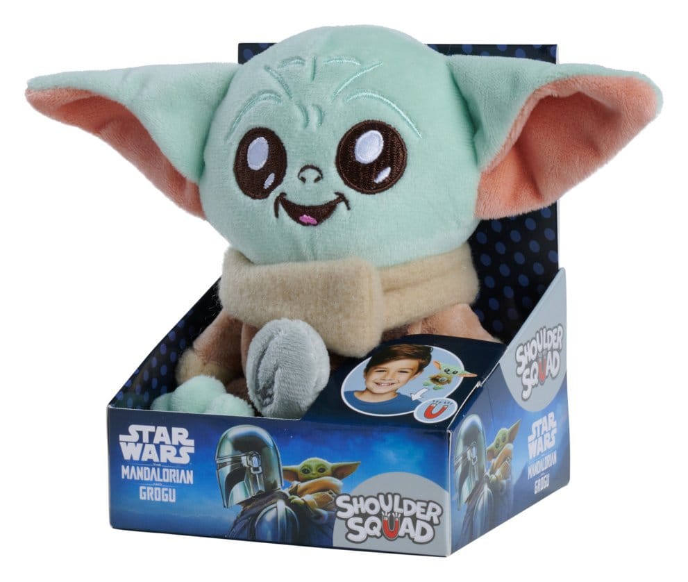 Star Wars Mandalorian Grogu peluche d'épaule 13 cm