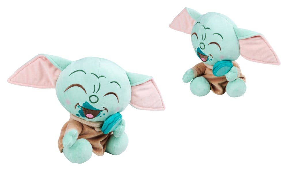 Star Wars Mandalorian peluche Grogu avec Macaroon 25 cm