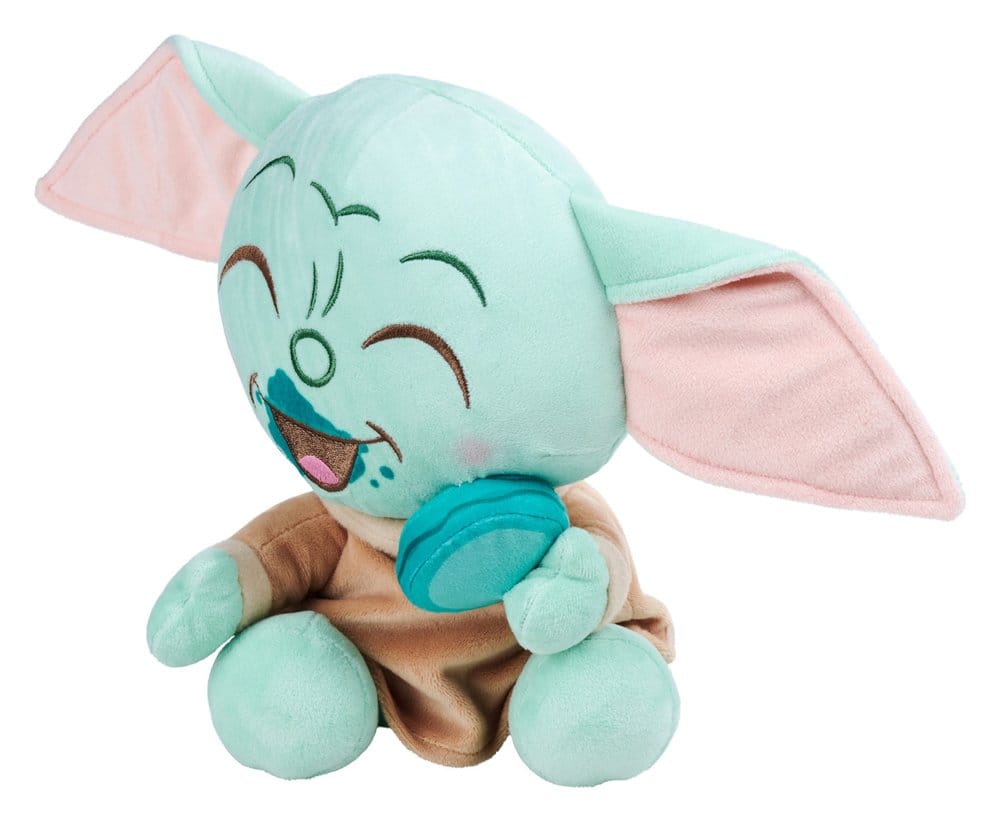 Star Wars Mandalorian peluche Grogu avec Macaroon 25 cm
