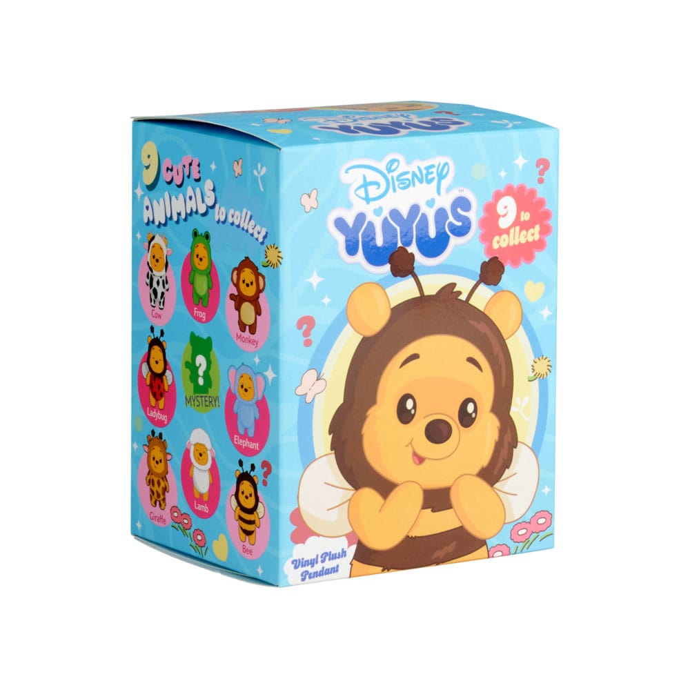 Disney YuYus Blindbox présentoir porte-clés Winnie l'ourson 12 cm (8)