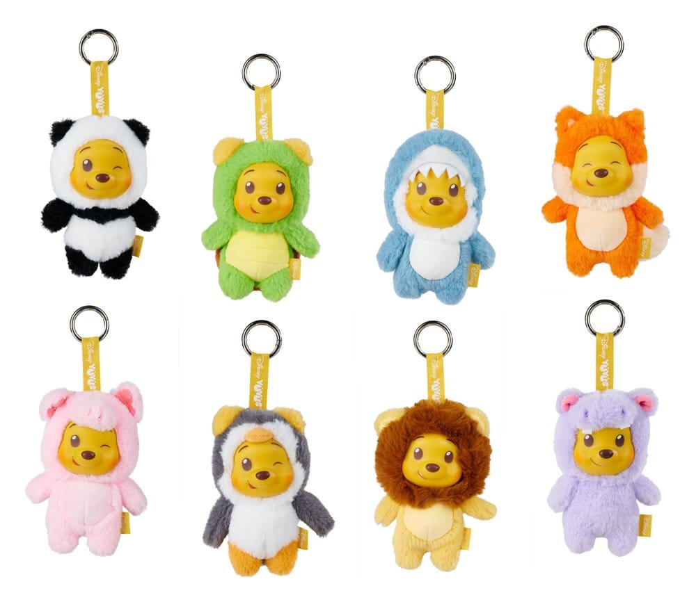 Disney YuYus Porte-clés en peluche Wave 2 Winnie the Pooh 13 cm Blindbox Display (8)