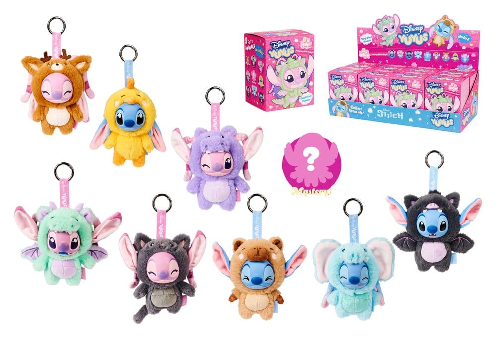 Disney YUYUS peluche Stitch & Angel Blindbox Display (8)