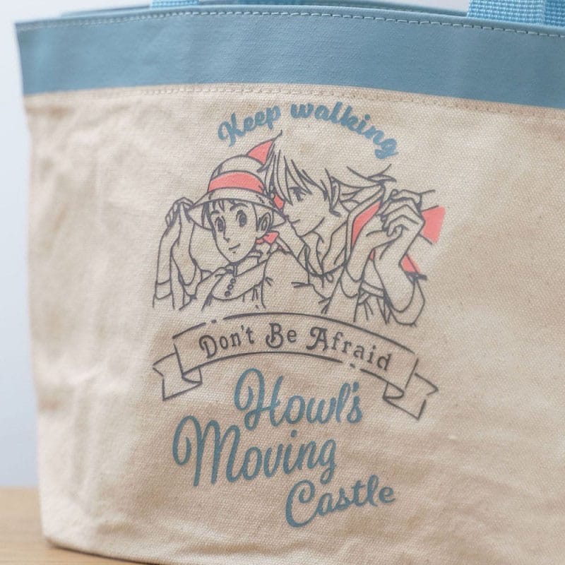 Le Château ambulant sac en toile lunch Don't Be Afraid
