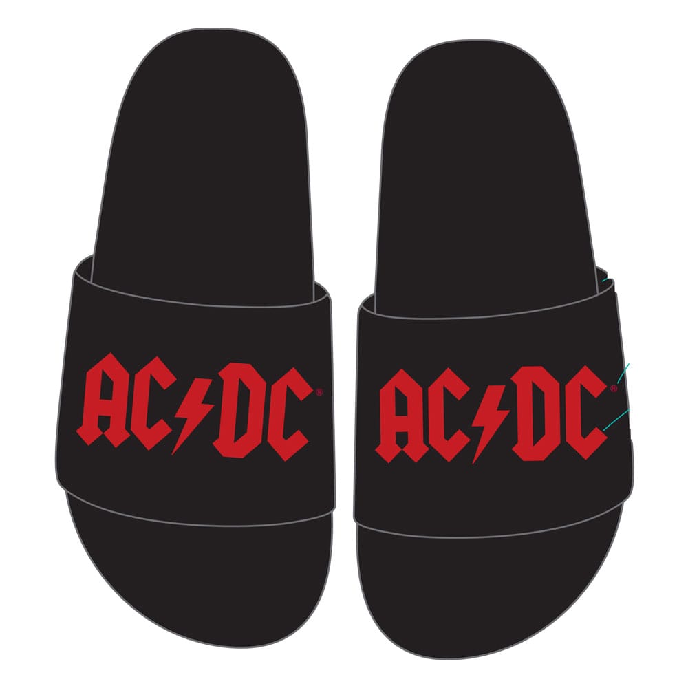 AC/DC chaussons Logo (S)