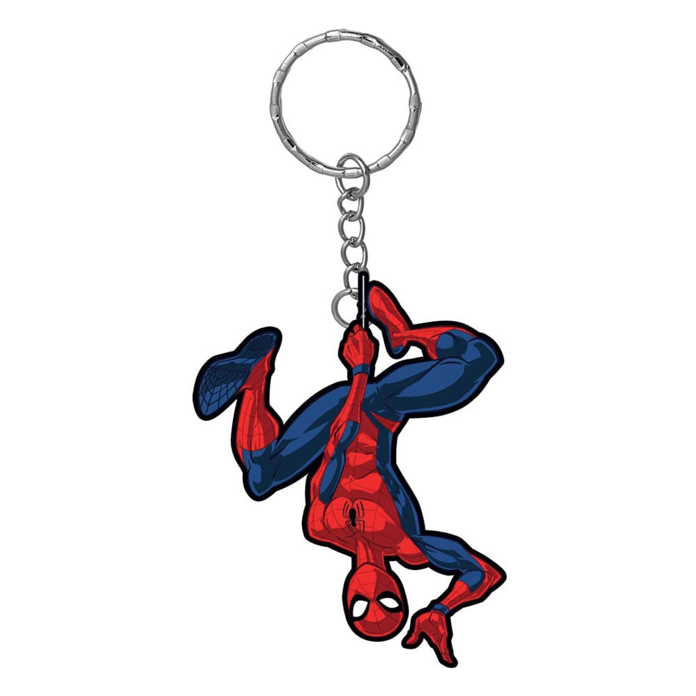 Marvel porte-clés caoutchouc Spider-Man Hanging