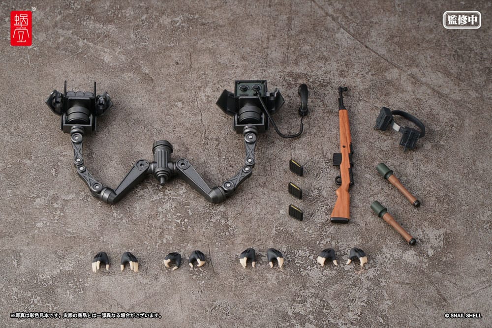 Original Character accessoires pour figurines 1/12 Optional Armament Parts Panzer Bunny Anneliese