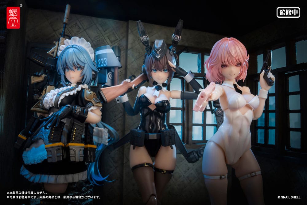 Original Character accessoires pour figurines 1/12 Optional Armament Parts Panzer Bunny Anneliese
