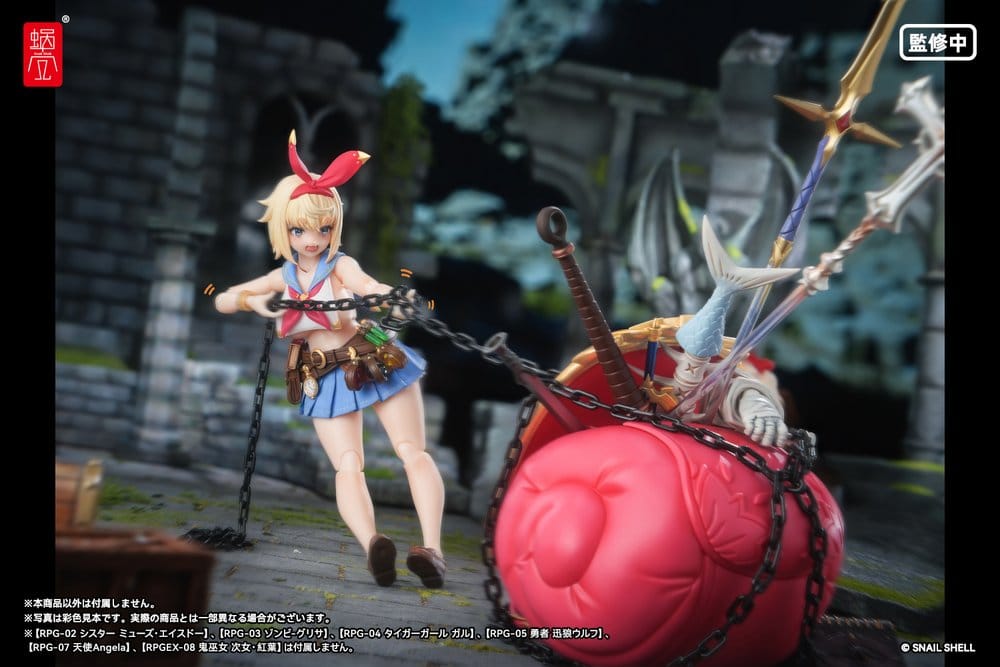 Original Character figurine 1/12 RPGEX-06 Adventurer Snail 15 cm