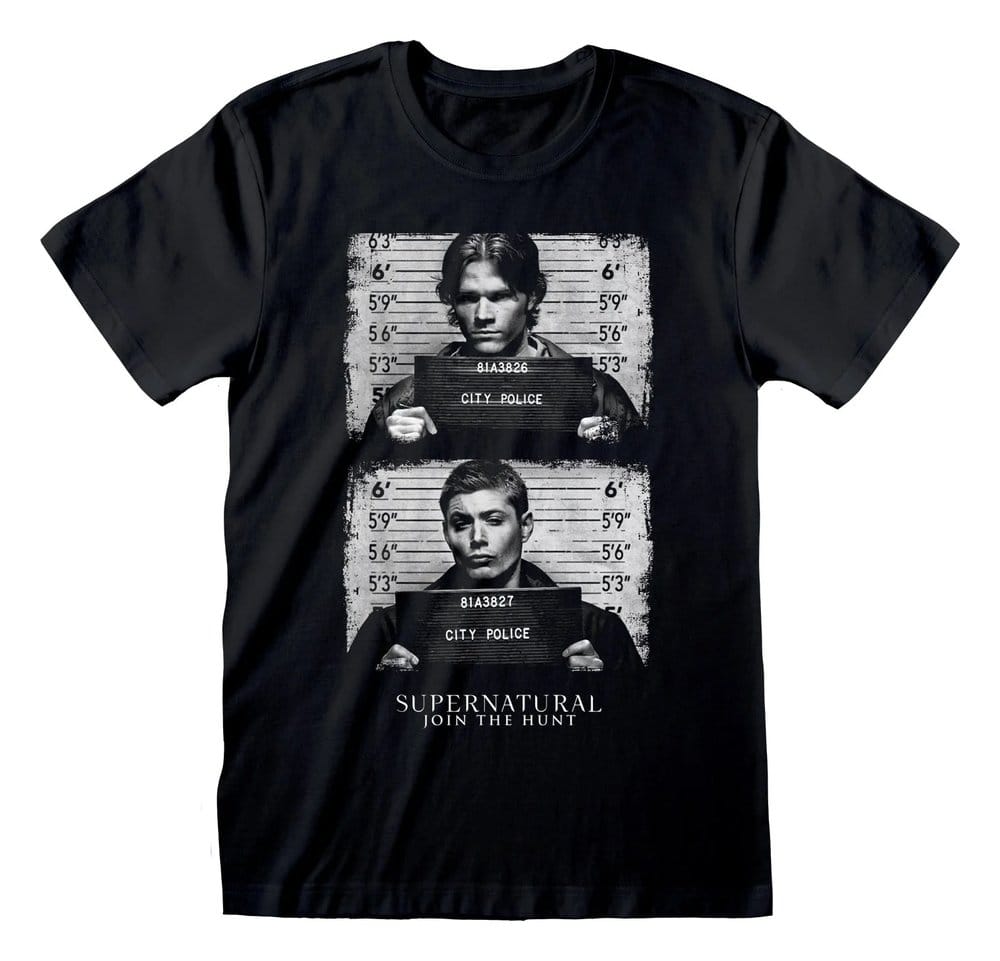 Supernatural T-Shirt Line Up Black (XL)