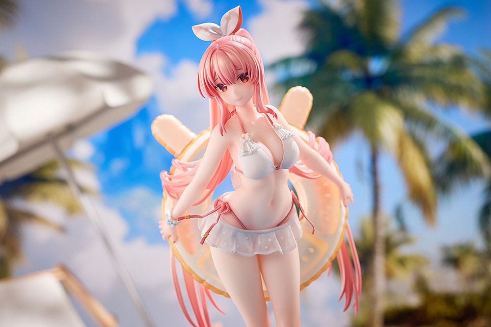 Rosuuri Original Character statuette PVC 1/7 White Rabbit Rosu: Swimsuit Ver. 25 cm