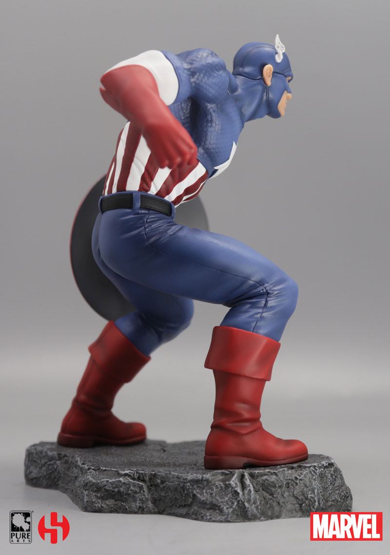 Marvel - Statue de Captain America Civil War 20cm