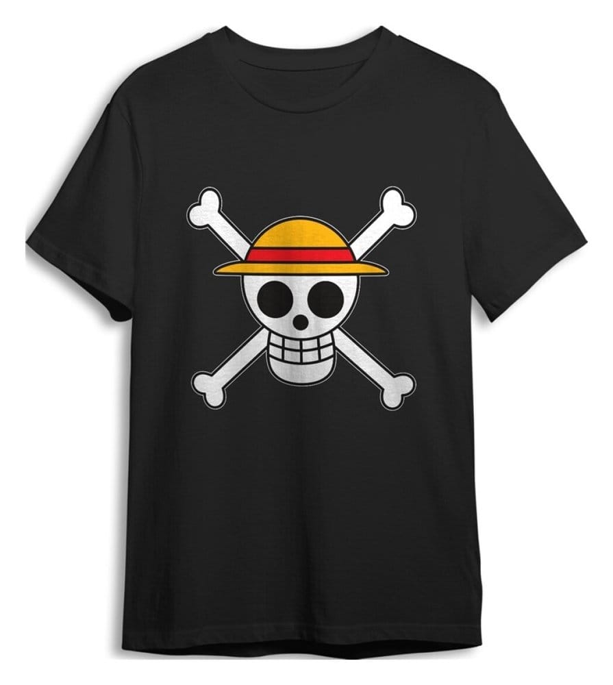 One Piece T-Shirt Skull Noir (L)