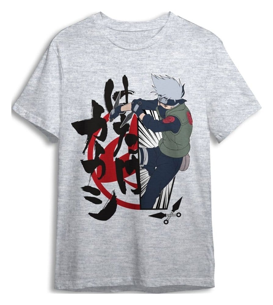Naruto T-Shirt Kakashi Grey (L)