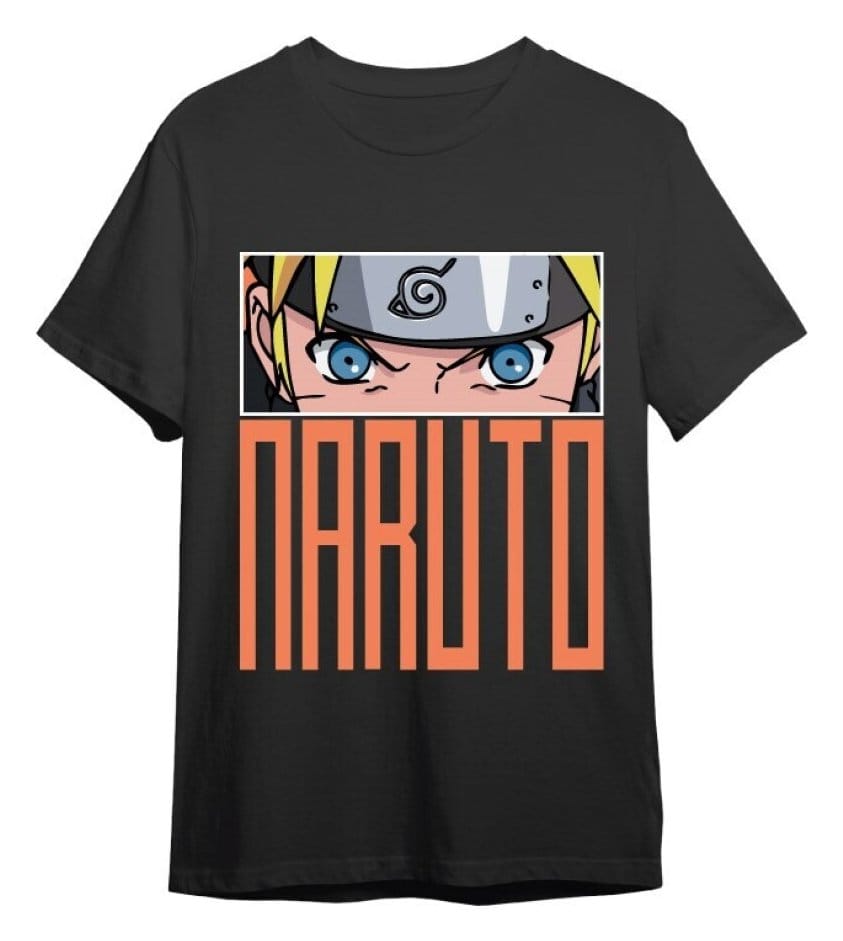 Naruto T-Shirt Naruto Eyes Black (M)