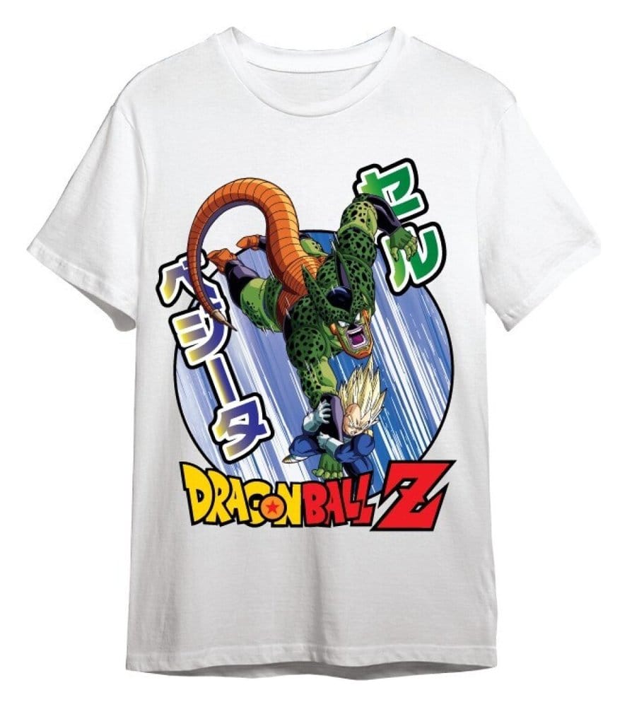Dragon Ball Z T-Shirt Vegeta / Cell Blanc (XL)