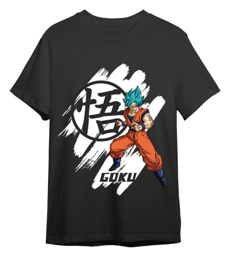 Dragon Ball Super T-Shirt Goku Super Saiyan Blue Noir (S)