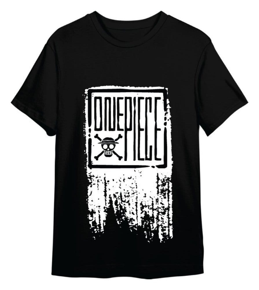 One Piece T-Shirt One Piece Logo Noir (XXL)