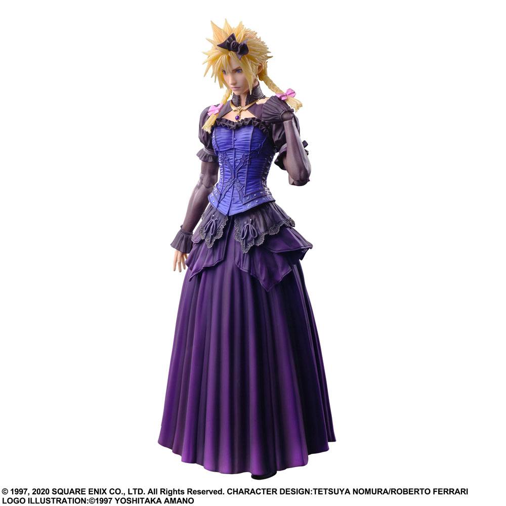 Final Fantasy VII Remake Play Arts Kai figurine Cloud Strife Dress Ver. 28 cm