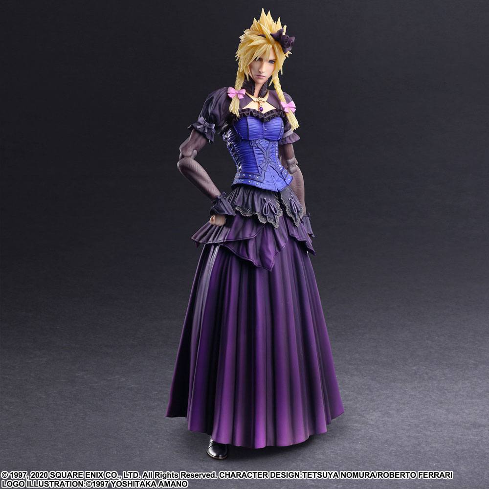 Final Fantasy VII Remake Play Arts Kai figurine Cloud Strife Dress Ver. 28 cm