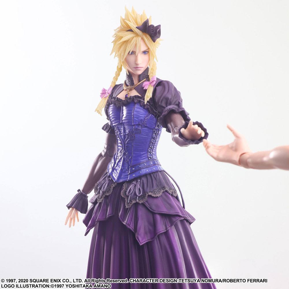 Final Fantasy VII Remake Play Arts Kai figurine Cloud Strife Dress Ver. 28 cm