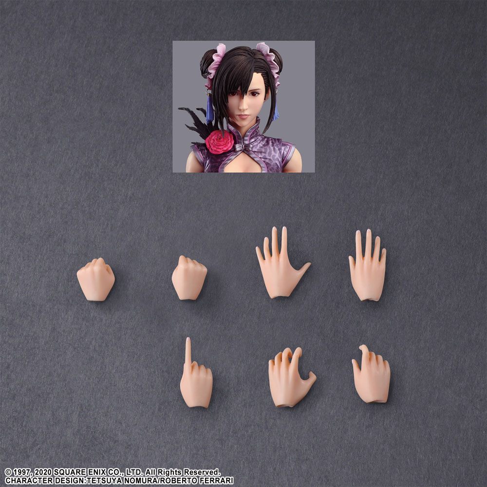 Final Fantasy VII Remake Play Arts Kai figurine Tifa Lockhart Sporty Dress Ver. 25 cm