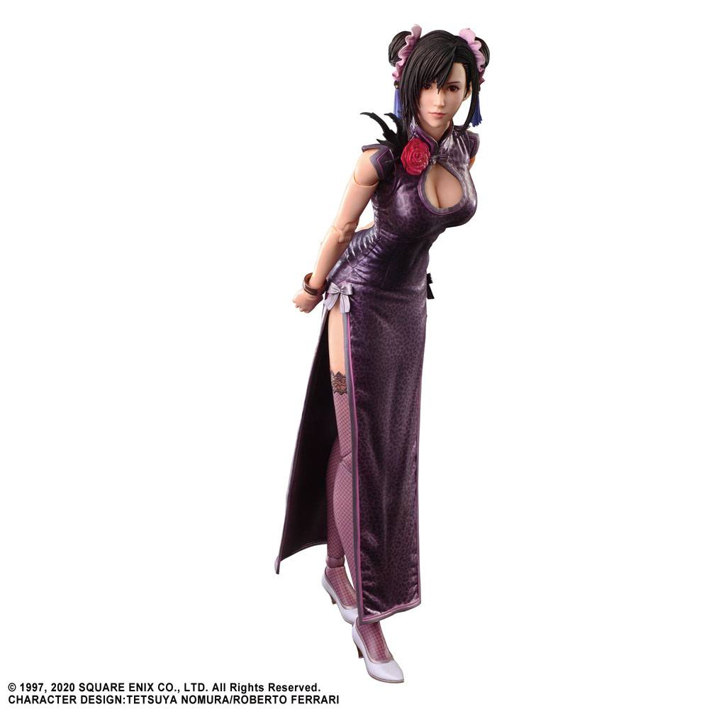 Final Fantasy VII Remake Play Arts Kai figurine Tifa Lockhart Sporty Dress Ver. 25 cm