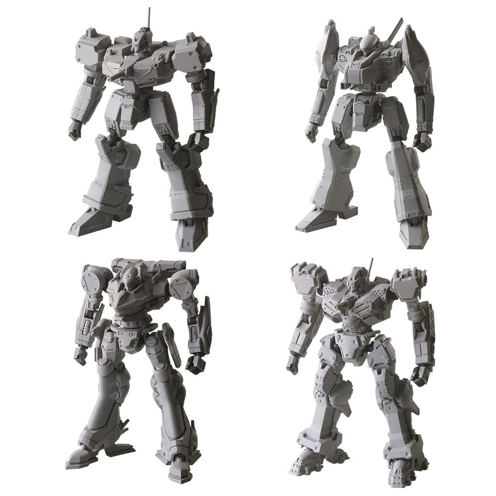 Armored Core figurines pack 4 Plastic Model Kit Structure Arts Series 1