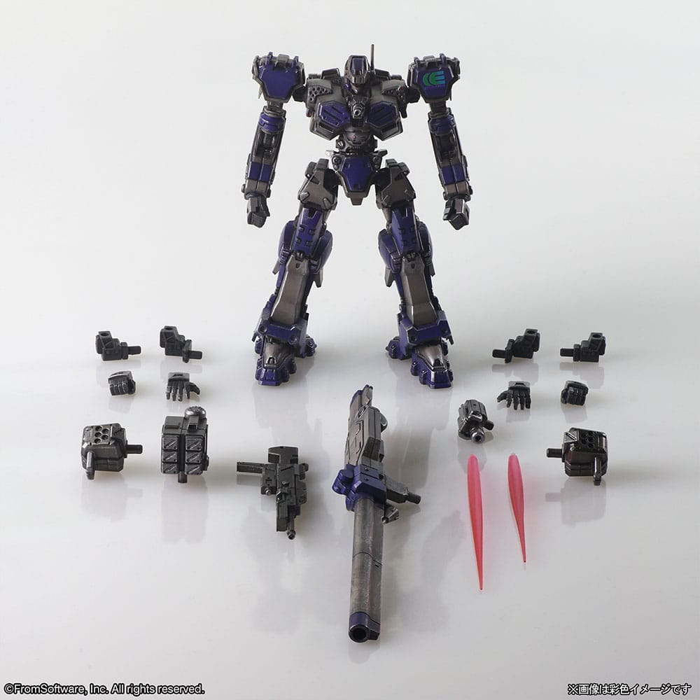 Armored Core figurines pack 4 Plastic Model Kit Structure Arts Series 1