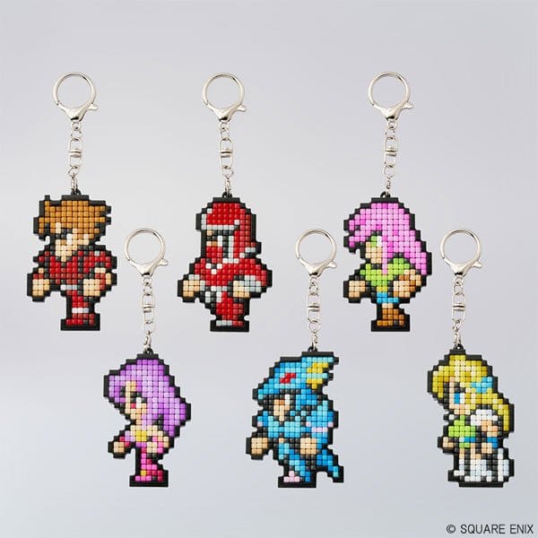 Final Fantasy présentoir boîte-mystère DIY Pixel Art Porte-clés Pixel Remaster Collection Vol.2 Blind Box présentoir (6)