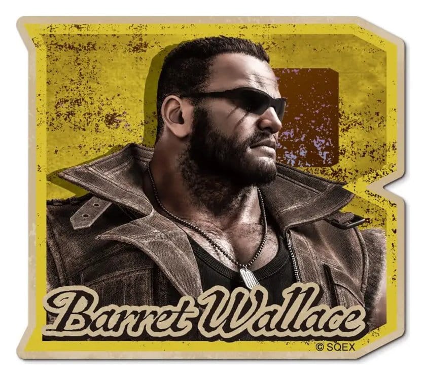 Final Fantasy VII Remake Autocollant Personnage Barret Wallace