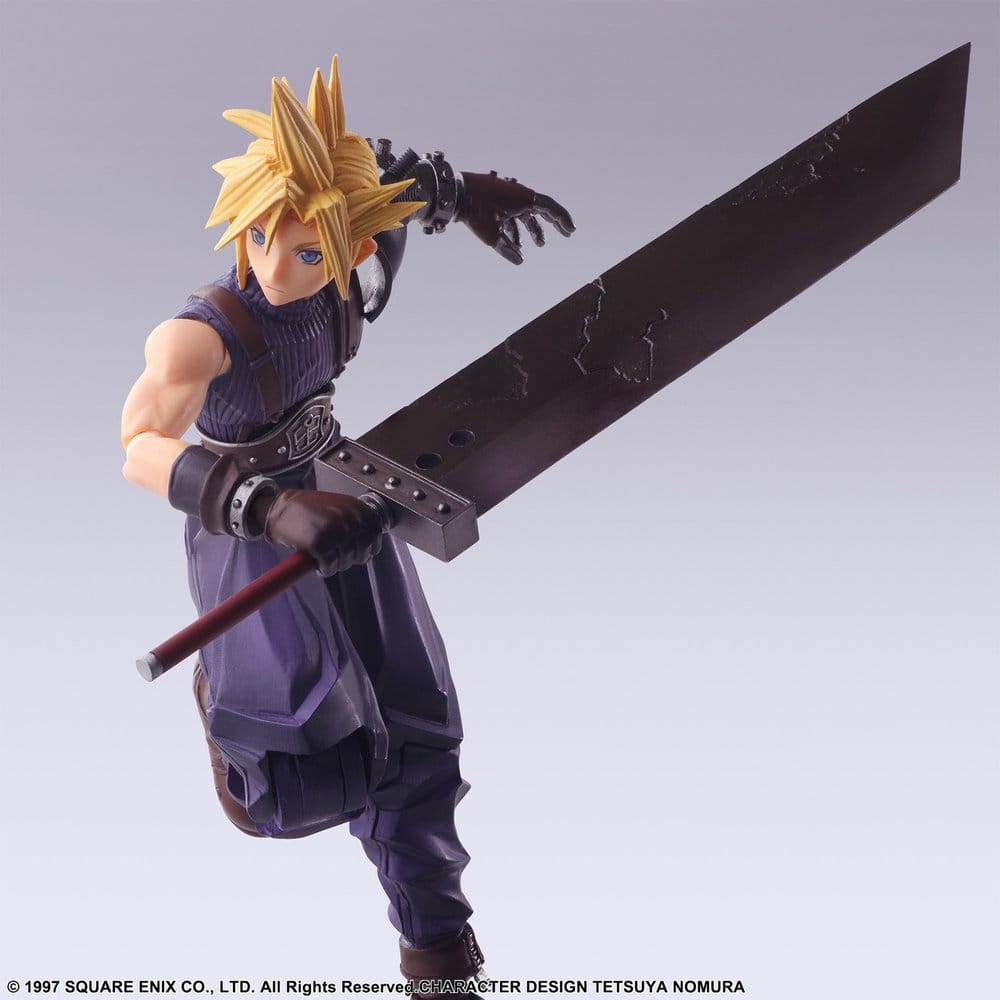Final Fantasy VII figurine Bring Arts Cloud Strife Digital Plus Edition 15 cm