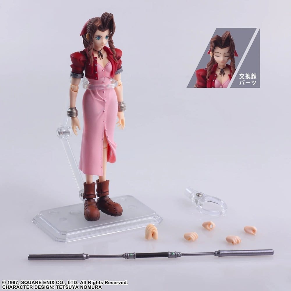 Final Fantasy VII figurine Bring Arts Aerith Gainsborough Digital Plus Edition 14 cm