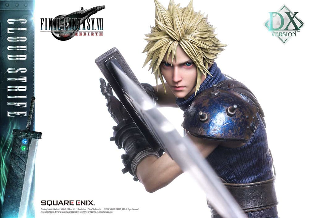 Final Fantasy VII Rebirth statuette 1/4 Cloud Strife Deluxe Ver. 68 cm