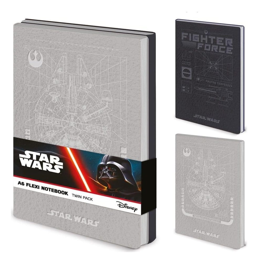 Star Wars Lot de 2 Carnets Flexi A6 (Rebel)
