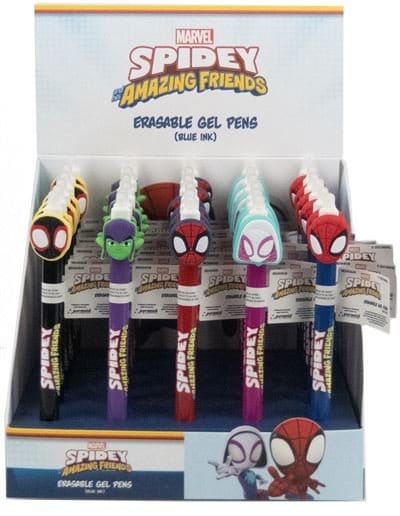 Spidey & Friends Stylo gel effaçable Friends Présentoir (30)