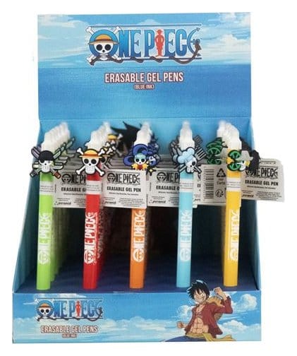 One Piece Stylo gel effaçable Emblems Présentoir (30)