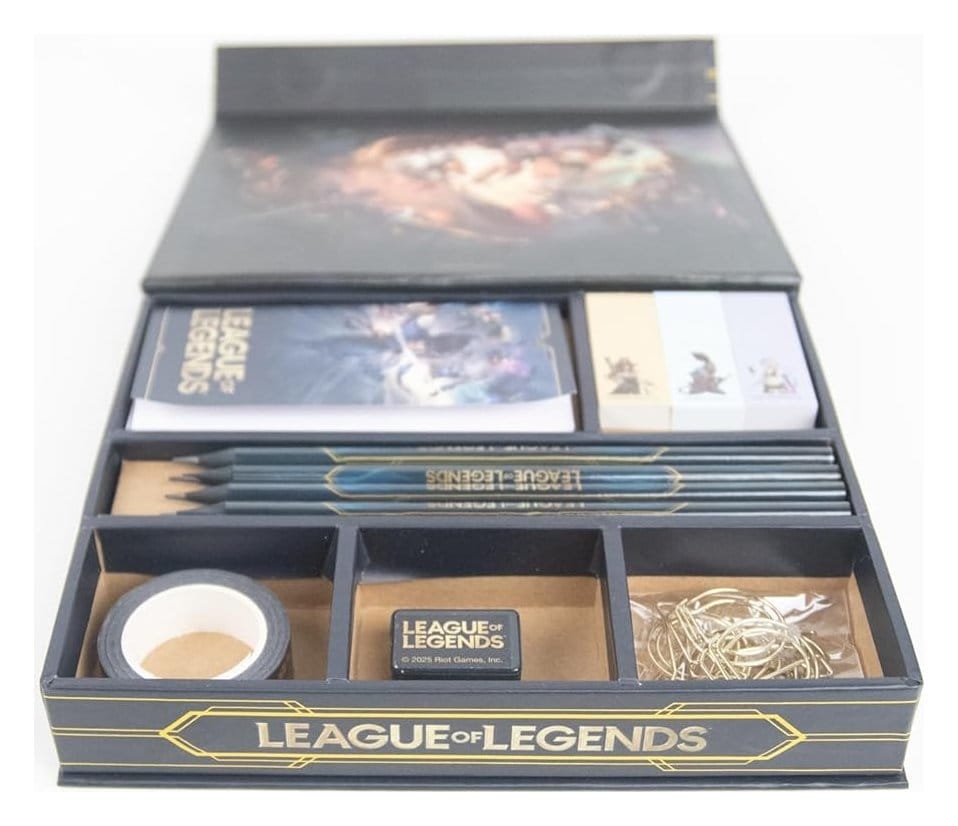League of Legends set papeterie Champions Social