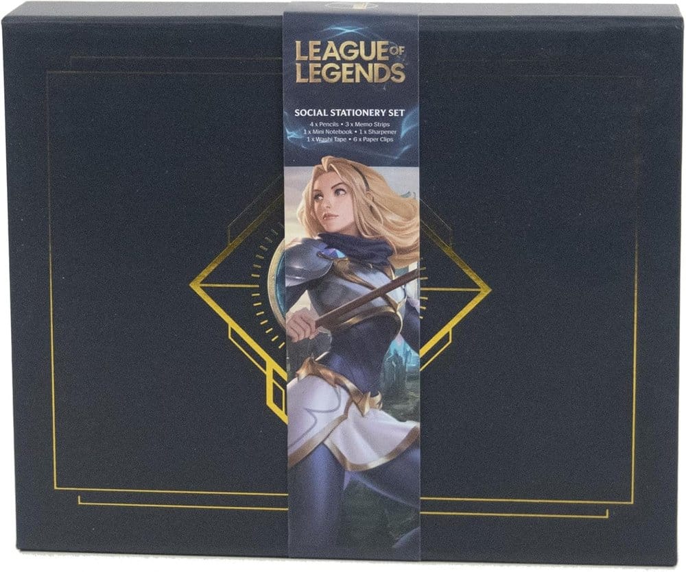 League of Legends set papeterie Champions Social