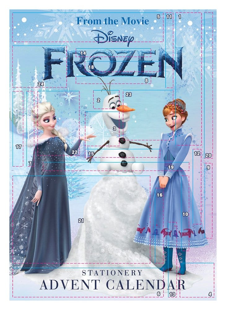 La Reine des Neiges calendrier de l'Avent 2027 Présentoir (8)