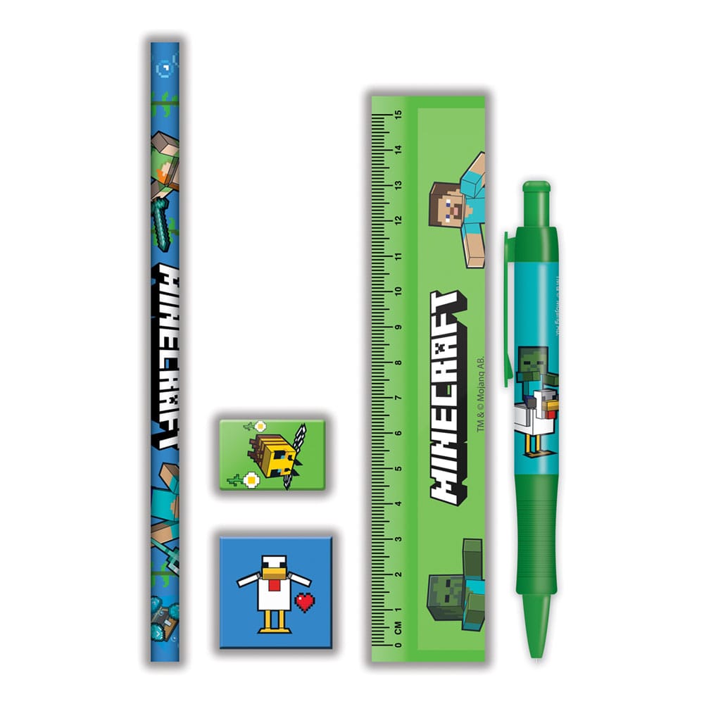 Minecraft set papeterie 5