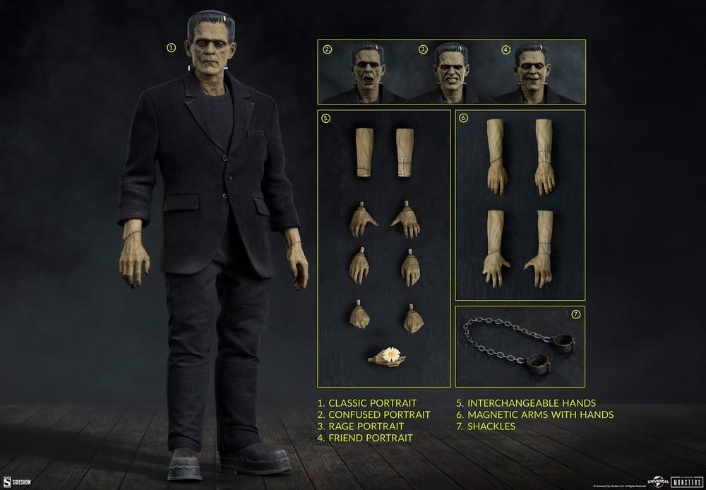 Universal Monsters figurine 1/6 Frankenstein (Deluxe Plus Edition) 33 cm