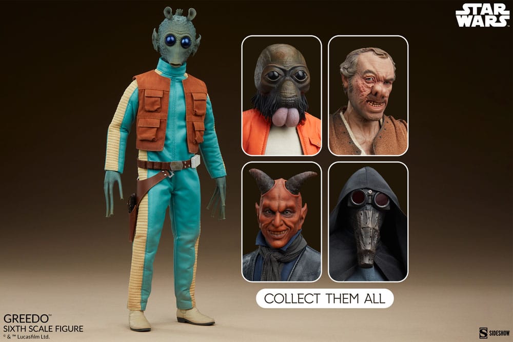 Star Wars figurine Scum & Villainy 1/6 Greedo 30 cm