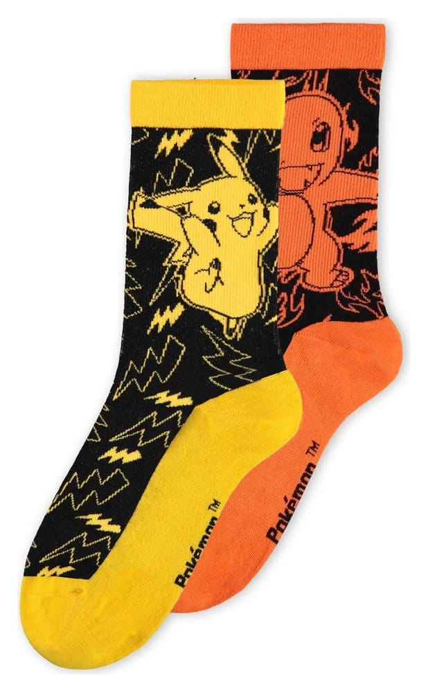 Pokémon pack 2 paires de chaussettes Crew 39-42