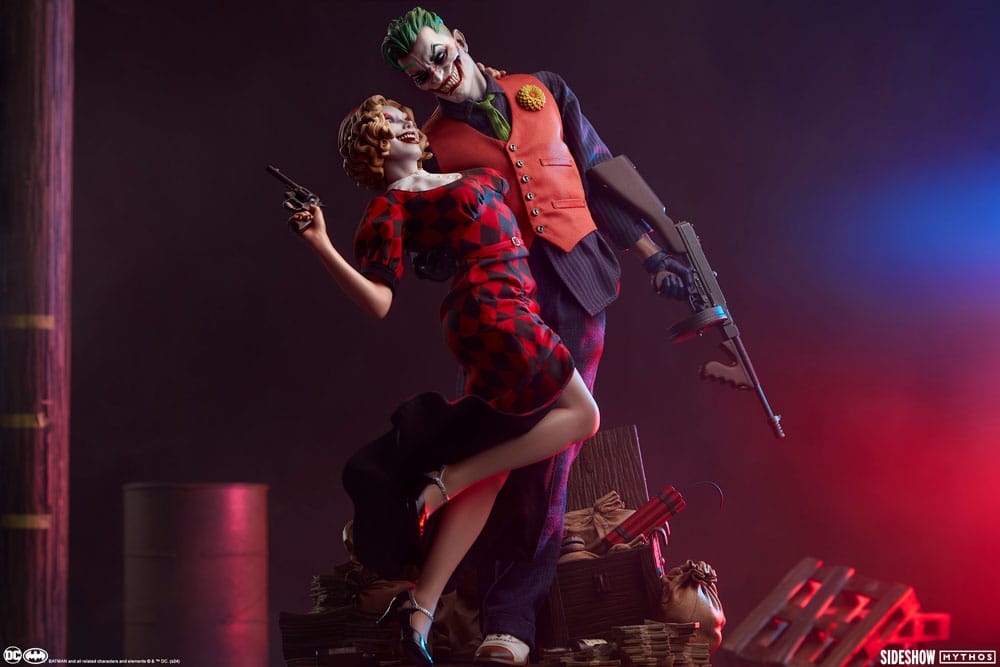 DC Comics Mythos statuette 1/5 The Joker and Harley Quinn: Lawless Love 41 cm