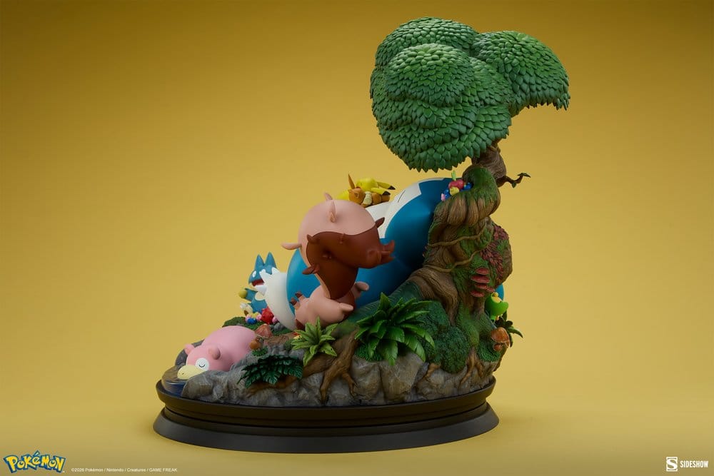 Pokémon diorama Ronflex 33 cm