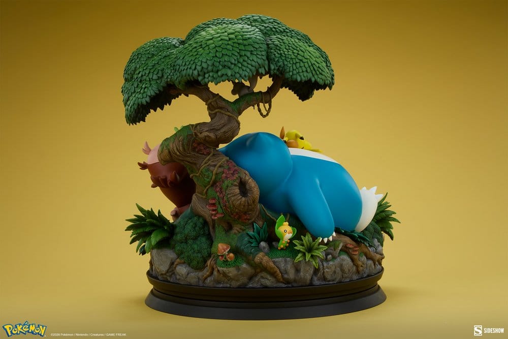 Pokémon diorama Ronflex 33 cm